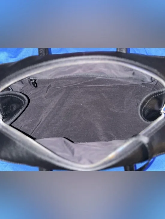 BAGGU Medium Recycled Leather Bowler Bag - Picture 4 of 5